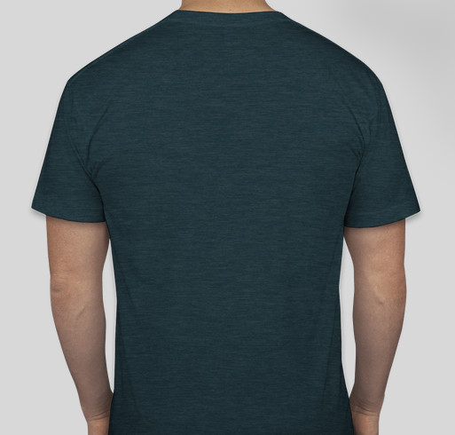 India or Bust Fundraiser - unisex shirt design - back