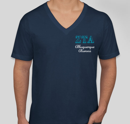 Zeta Tau Alpha Albuquerque Alumna T Shirt Custom Ink Fundraising