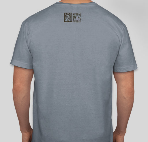 Vintage Swing Movement Fundraiser - unisex shirt design - back