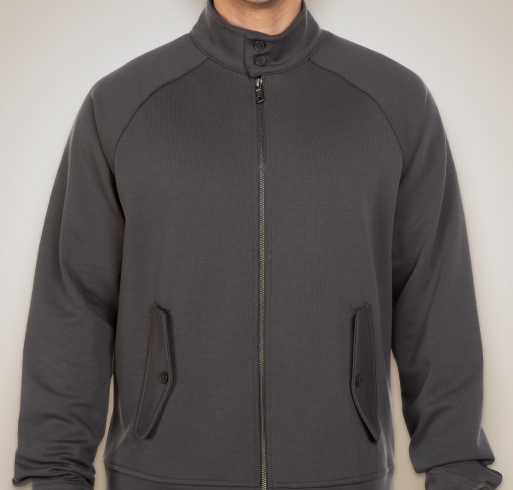 Custom Brooks Brothers Double-Knit Full Zip Sweatshirt - Design