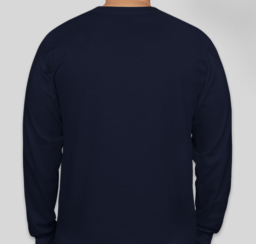 Fat and Frozen Long T-Shirts Fundraiser - unisex shirt design - back