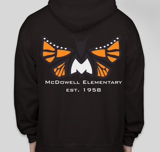 McDowell PTA has Monarch Pride! Fundraiser - unisex shirt design - back