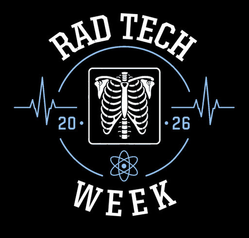 COLLEGE OF DUPAGE RADIOGRAPHY 2026 Radiologic Technologist Week Shirt Sales shirt design - zoomed