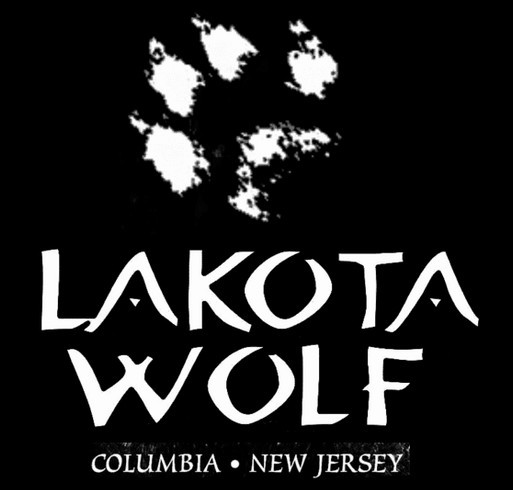 Lakota Wolf Zip-Up Hoodie shirt design - zoomed