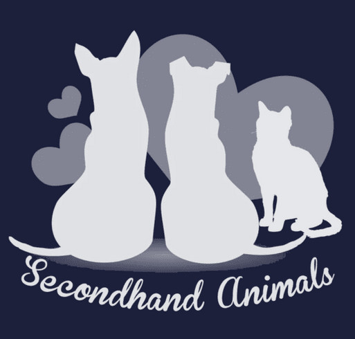 Raising funds for fosters, food, vet bills, spay and neuter and special needs an shirt design - zoomed