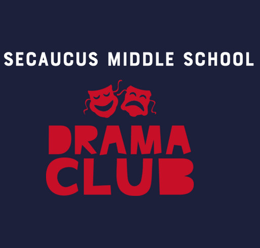 SMS Drama Club shirt design - zoomed