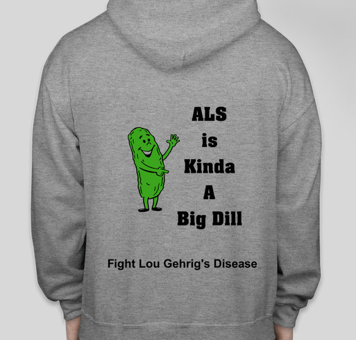 Kinda a big dill Fundraiser - unisex shirt design - back