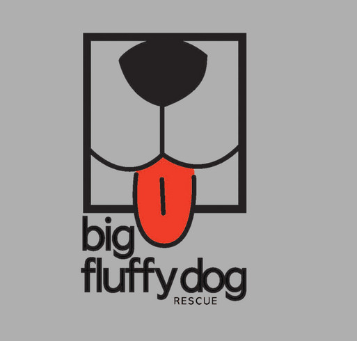 Big Fluffy Dog Rescue HOODIES! shirt design - zoomed