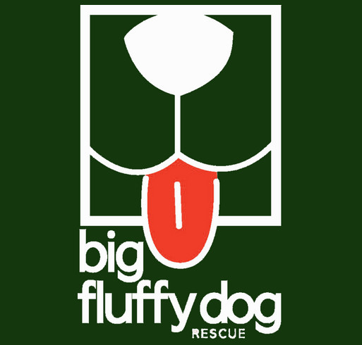 Big Fluffy Dog Rescue shirt design - zoomed