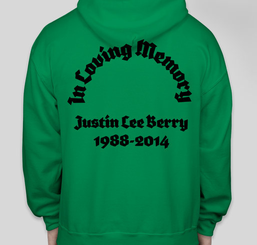 JB Lucky Hoodies Fundraiser - unisex shirt design - back