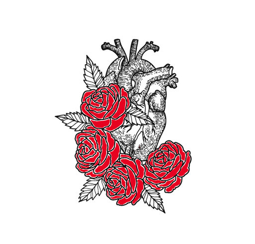 Jules Rose Merch shirt design - zoomed