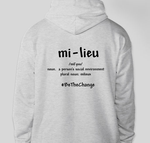 The Milieux Project: Fly - Ella Fundraiser - unisex shirt design - back