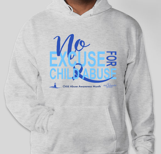 No Excuse for Child Abuse Fundraiser - unisex shirt design - front