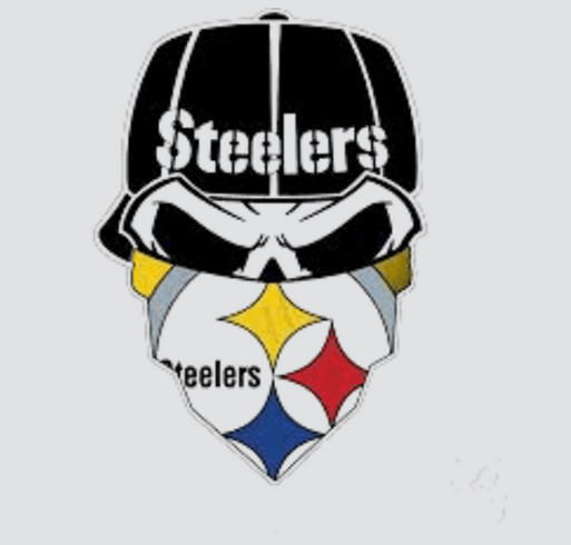 Steelers Skull Vicious shirt design - zoomed