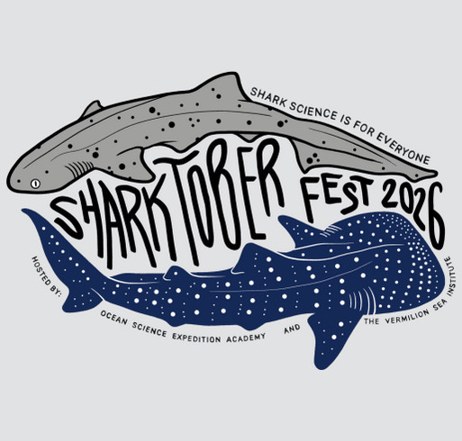 Sharktoberfest 2026 shirt design - zoomed