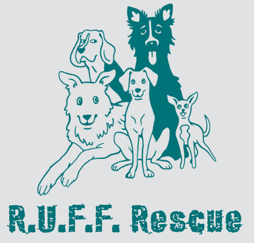 R.U.F.F Rescue Holiday Fundraiser shirt design - zoomed