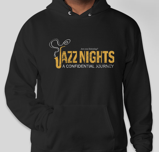 JAZZ NIGHTS: A CONFIDENTIAL JOURNEY Event Fundraiser Fundraiser - unisex shirt design - front