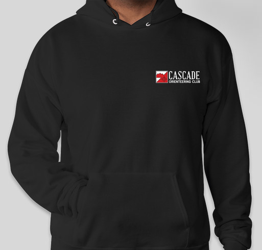 Cascade Orienteering Shirts Fundraiser - unisex shirt design - front