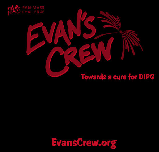Evan's Crew SWAG - HOODIE (Black & Red) shirt design - zoomed