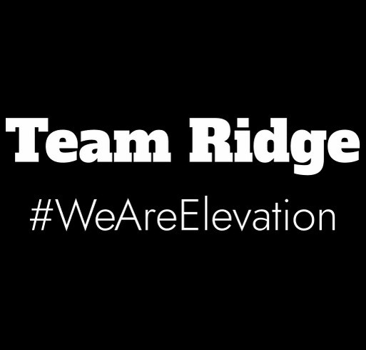 Support Ridge Teams shirt design - zoomed