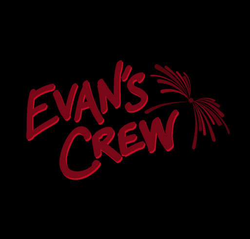 Evan's Crew SWAG - HOODIE (Black & Red) shirt design - zoomed