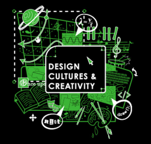Design Cultures + Creativity — Spring 2023 shirt design - zoomed