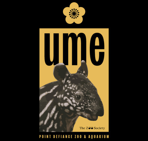 Celebrating Ume shirt design - zoomed