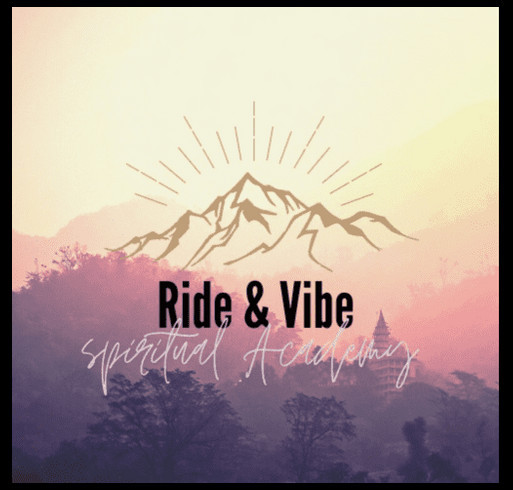 Ride & Vibe Supports AFSP shirt design - zoomed
