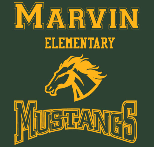 Marvin Elementary Spirit Wear/Pledge Drive Fundraiser shirt design - zoomed