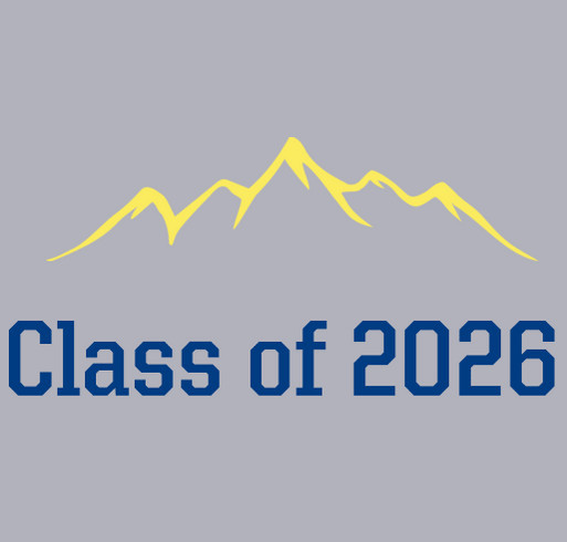 Class of 2026 Merch shirt design - zoomed
