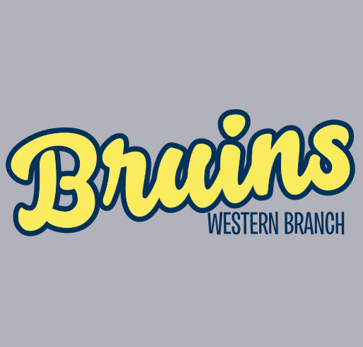 WBP PTA Bruins Spirit Wear shirt design - zoomed