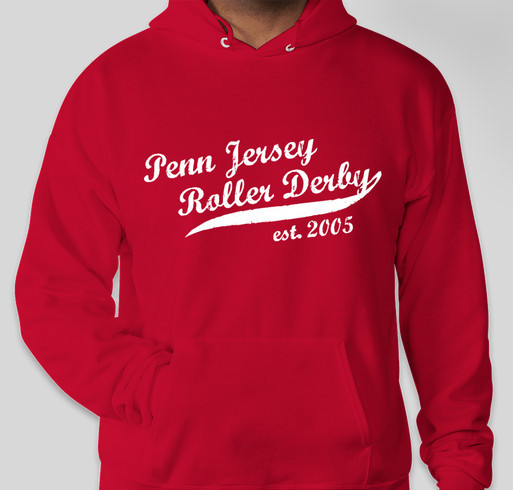 Penn Jersey Roller Derby 10th Anniversary Celebration! Fundraiser - unisex shirt design - front