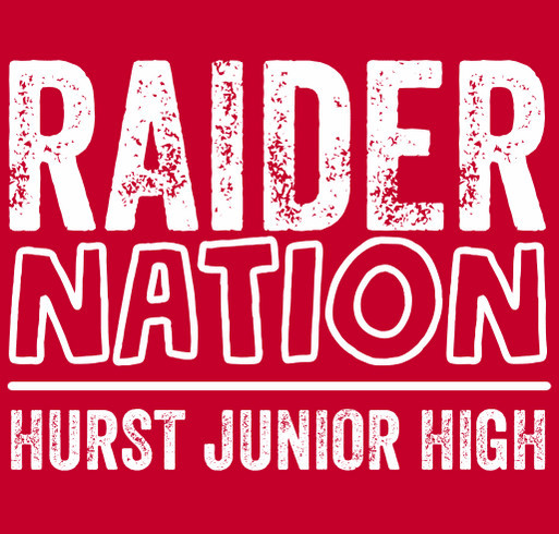 Hurst Junior High Spirit Wear shirt design - zoomed