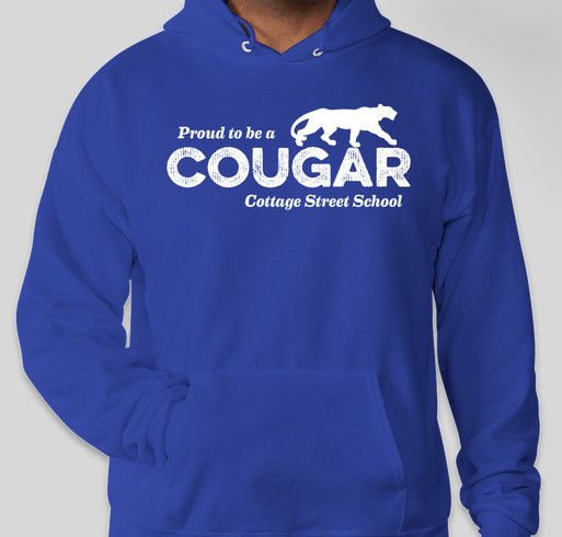 Wherever You're Learning this Year: Tell Everyone You're Proud to be a CSS Cougar! Fundraiser - unisex shirt design - front