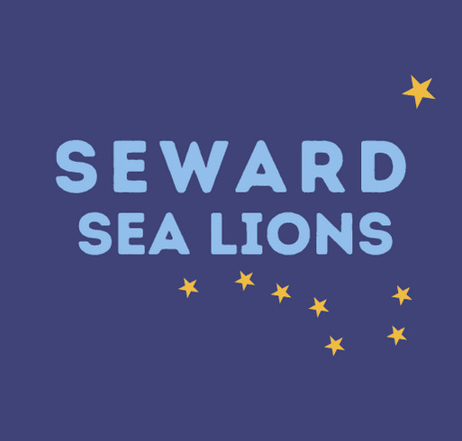 Seward Elementary Sea Lions- Realistic Logo Gear Fundraiser shirt design - zoomed