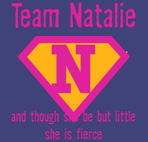 Team Natalie shirt design - zoomed
