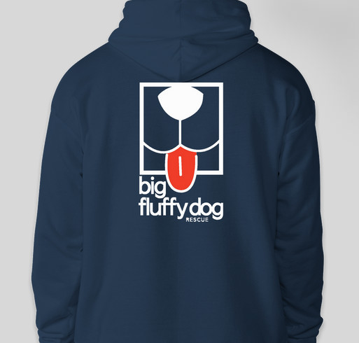 Big Fluffy Dog Rescue Fundraiser - unisex shirt design - back