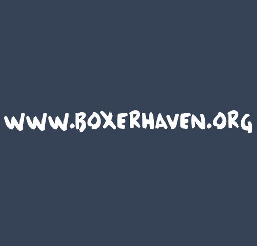 Boxer Haven Rescue shirt design - zoomed