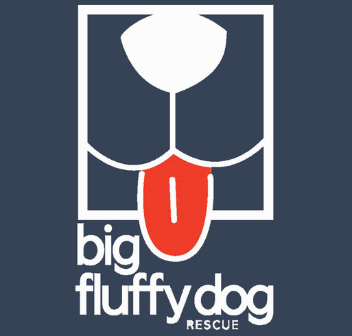 Big Fluffy Dog Rescue Logo Hoodies shirt design - zoomed