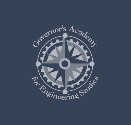 RocketBoosters, Governor's Academy for Engineering Studies at LC Bird HS shirt design - zoomed