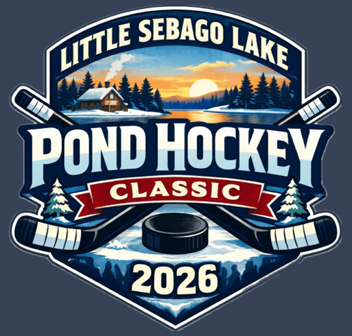 2026 Little Sebago lake Pond Hockey Classic shirt design - zoomed
