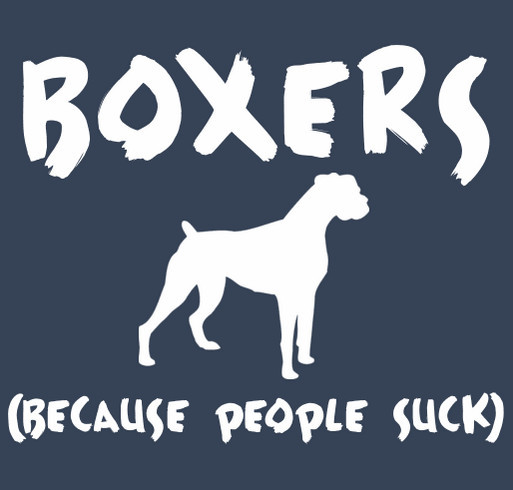 Boxer Haven Rescue shirt design - zoomed