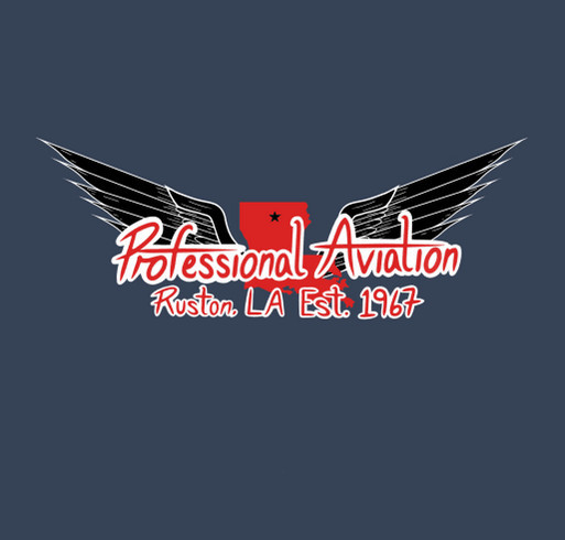 Louisiana Tech Precision Flight Team shirt design - zoomed