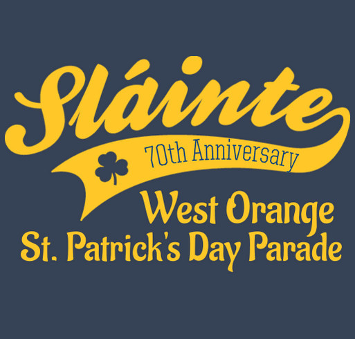 West Orange St. Patrick's Day Parade Fundraiser shirt design - zoomed