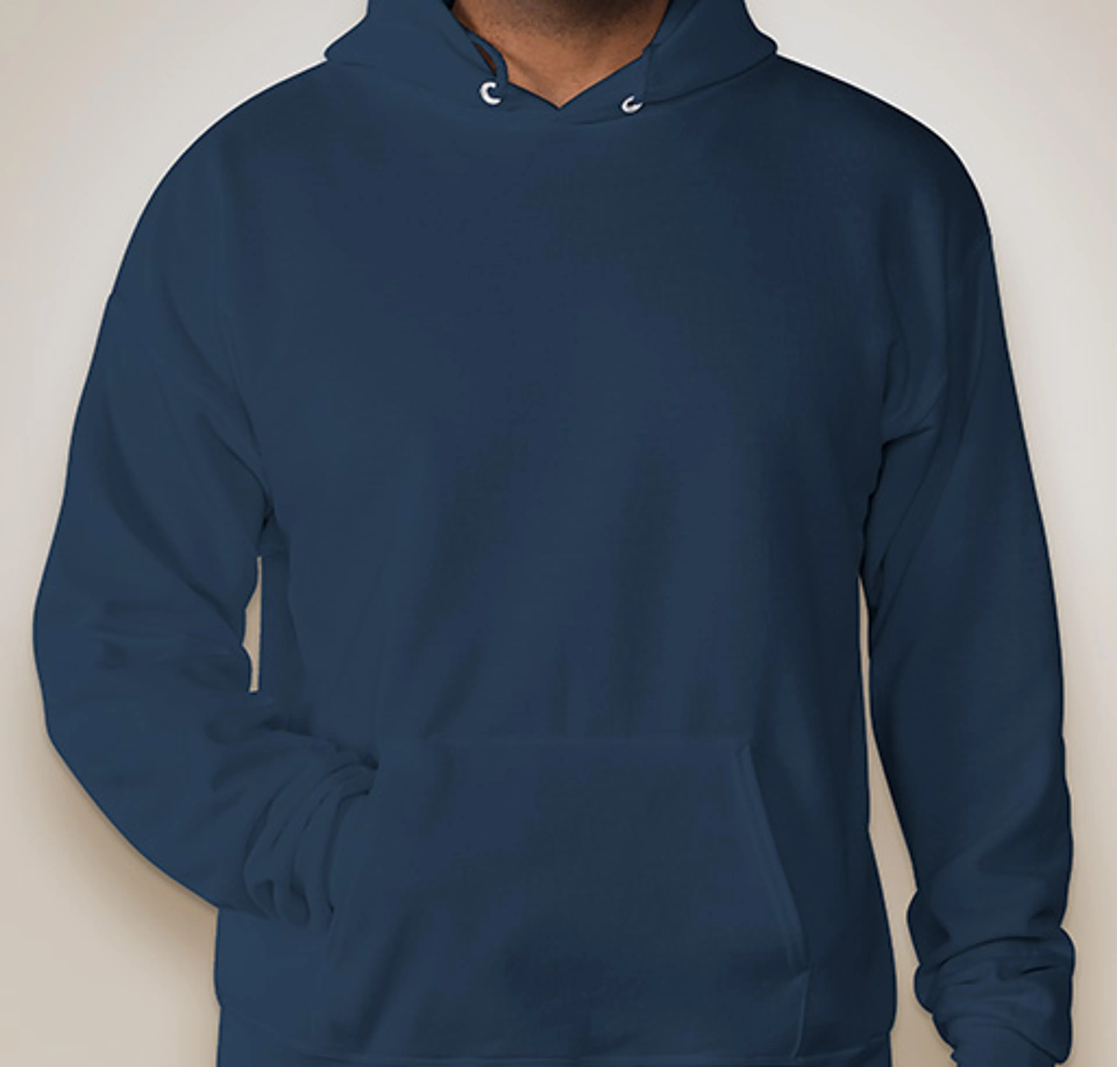 Hanes EcoSmart 50/50 Pullover Hoodie - Navy