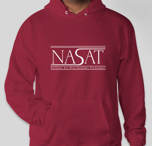 We're selling shirts and hoodies for the 2021 NASAT! Fundraiser - unisex shirt design - front