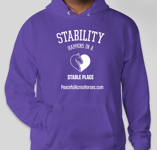 Stability Happens in a Stable Place 2022 Fundraiser - unisex shirt design - front