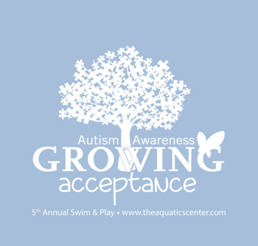 2017 Autism New Jersey Growing Acceptance shirt design - zoomed