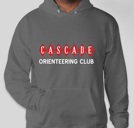 Cascade Orienteering Club Hoodies/Shirts Fundraiser - unisex shirt design - front