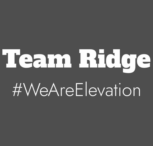 Support Ridge Teams shirt design - zoomed